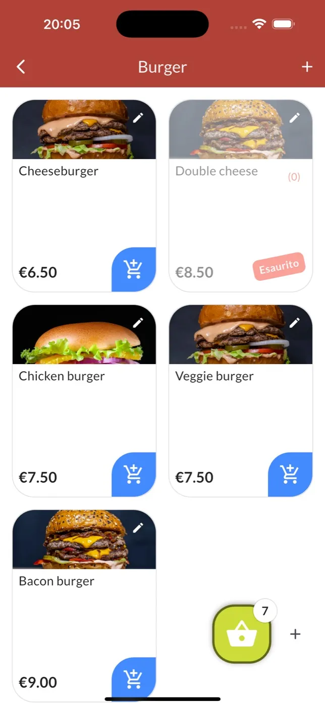 I prodotti di una categoria nell’app su iPhone